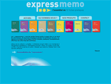 Tablet Screenshot of expressmemo.fr